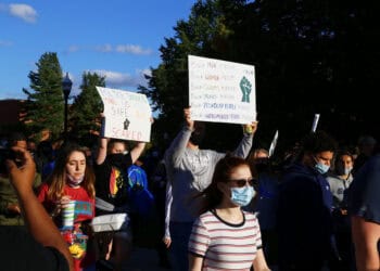 Student activists in action