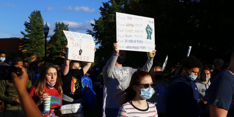 Student activists in action