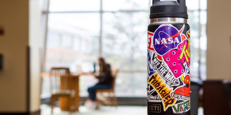 Staying hydrated with trendy water bottles