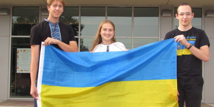 Ukrainian students settle on campus
