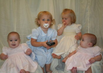 Two sets of twins, four best friends