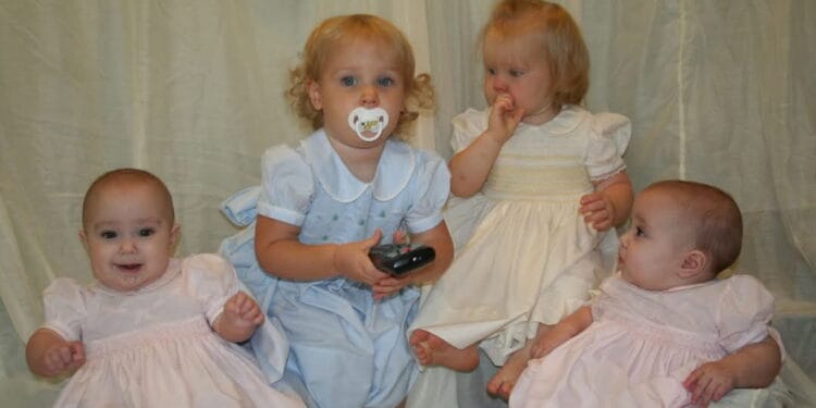 Two sets of twins, four best friends